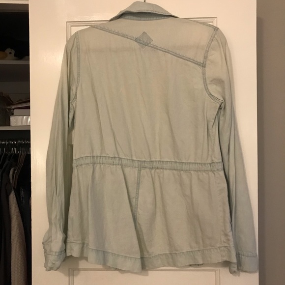 light blue chambray button down - Picture 2 of 2